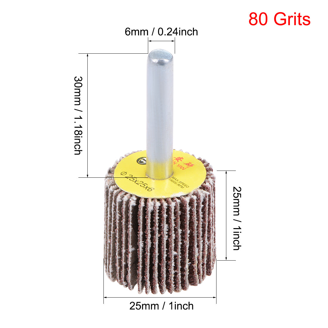 Harfington Flap Wheels, Shank Mounted Sanding Abrasive Wheel