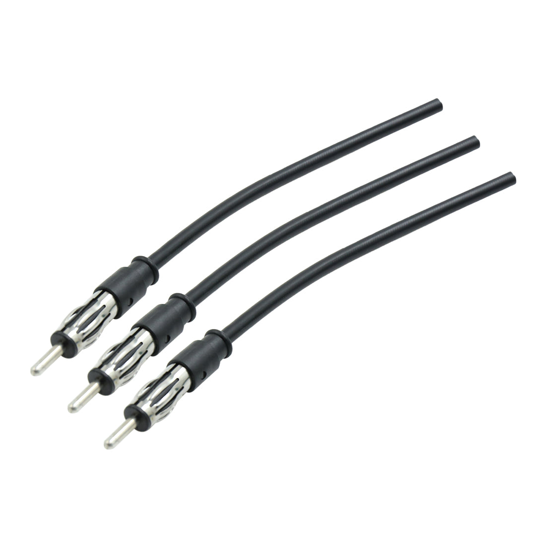 Harfington 3pcs DC 12V Car FM Radio Audio CD Aerial Antenna Adaptor Extension Wire Cable