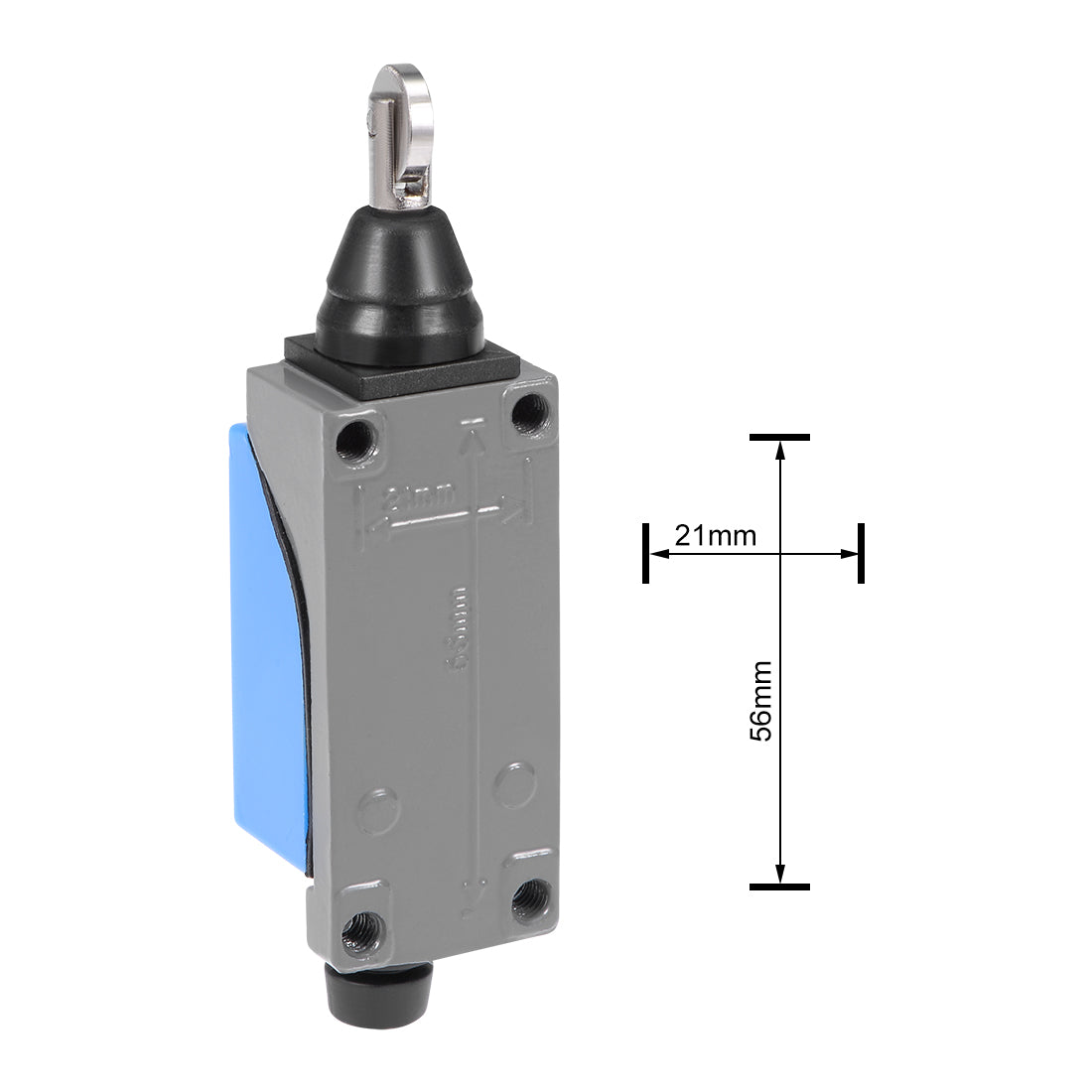 uxcell Uxcell ME-8122 Cross Roller Plunger Momentary Limit Switch 1NC+1NO 5Pcs