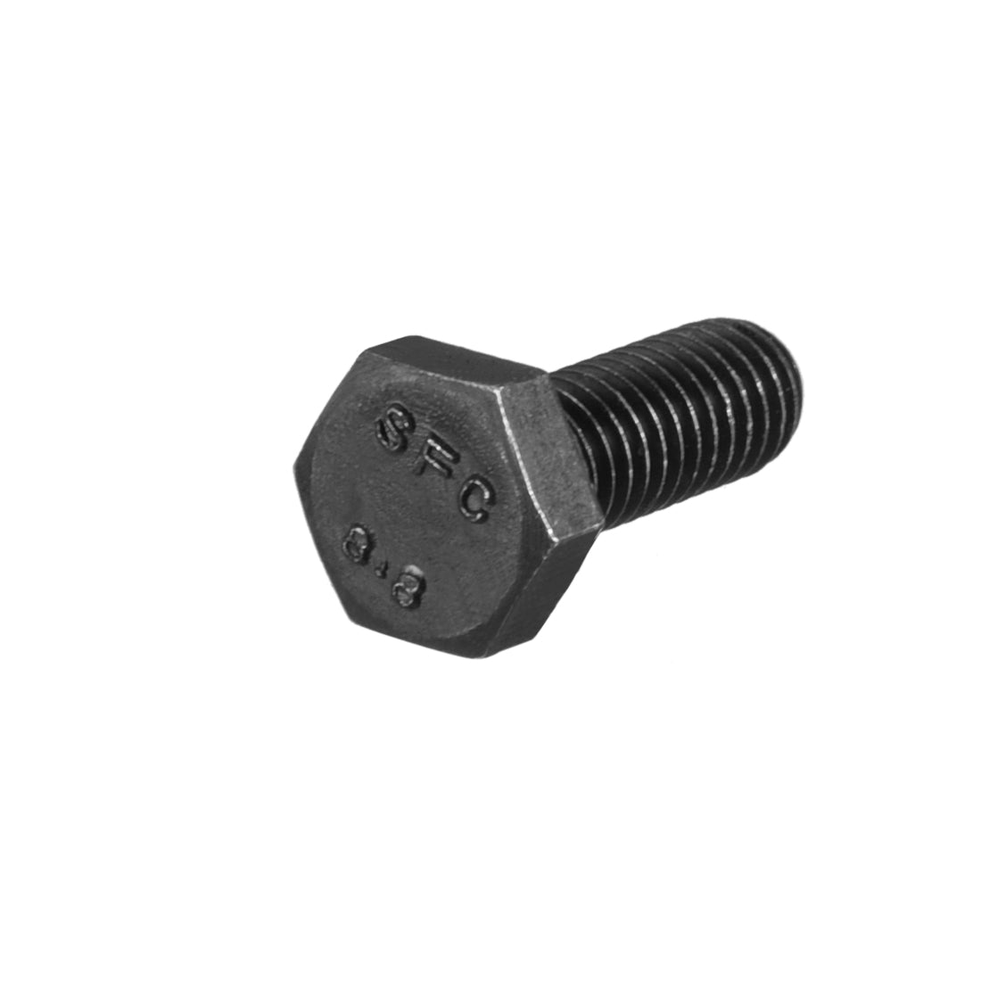 uxcell Uxcell M6x16mm Hex Head Screw Bolts Fastener Grade 8.8 Carbon Steel Black 90pcs