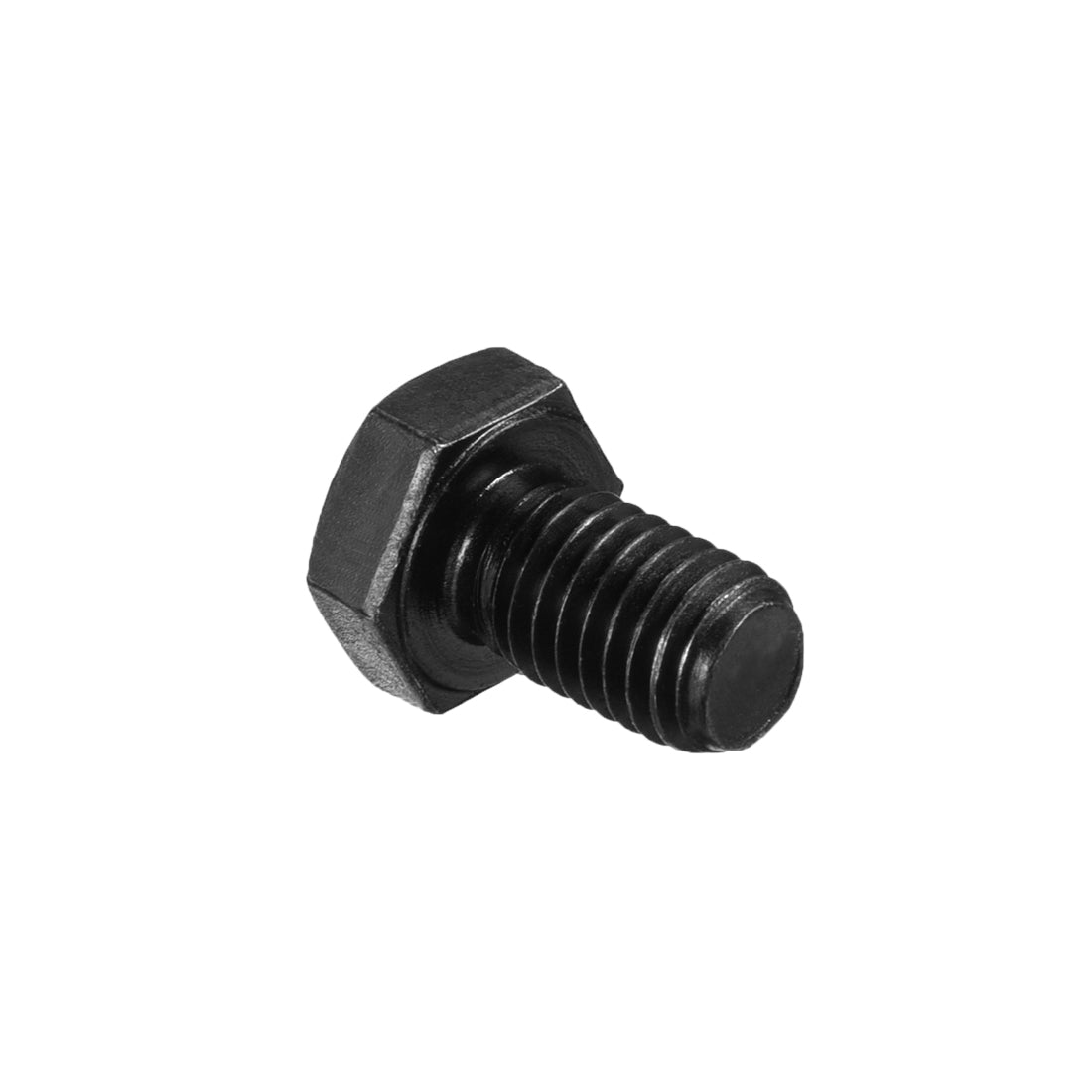 uxcell Uxcell M10x16mm Hex Head Screw Bolts Fastener Grade 8.8 Carbon Steel Black 10pcs