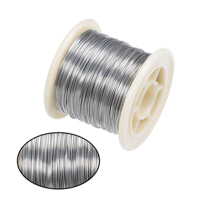 Harfington Uxcell 0.4mm 26AWG Heating Resistor Wire Nichrome Resistance Wires for Heating Elements 164ft 1pcs