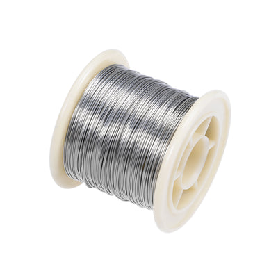 Harfington Uxcell 0.4mm 26AWG Heating Resistor Wire Nichrome Resistance Wires for Heating Elements 164ft 1pcs