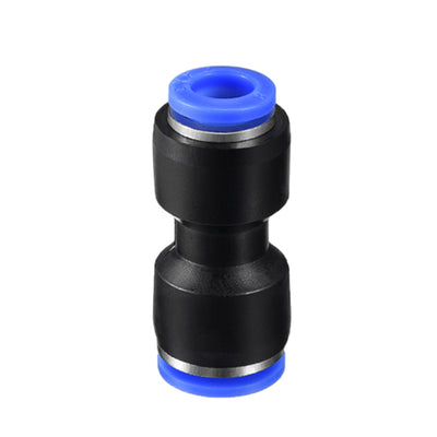 Harfington Uxcell 5Pcs Push to Connect Fittings Tube Connect 5/32" -15/64" Straight OD Push Fit Fittings Tube Fittings Push Lock Blue