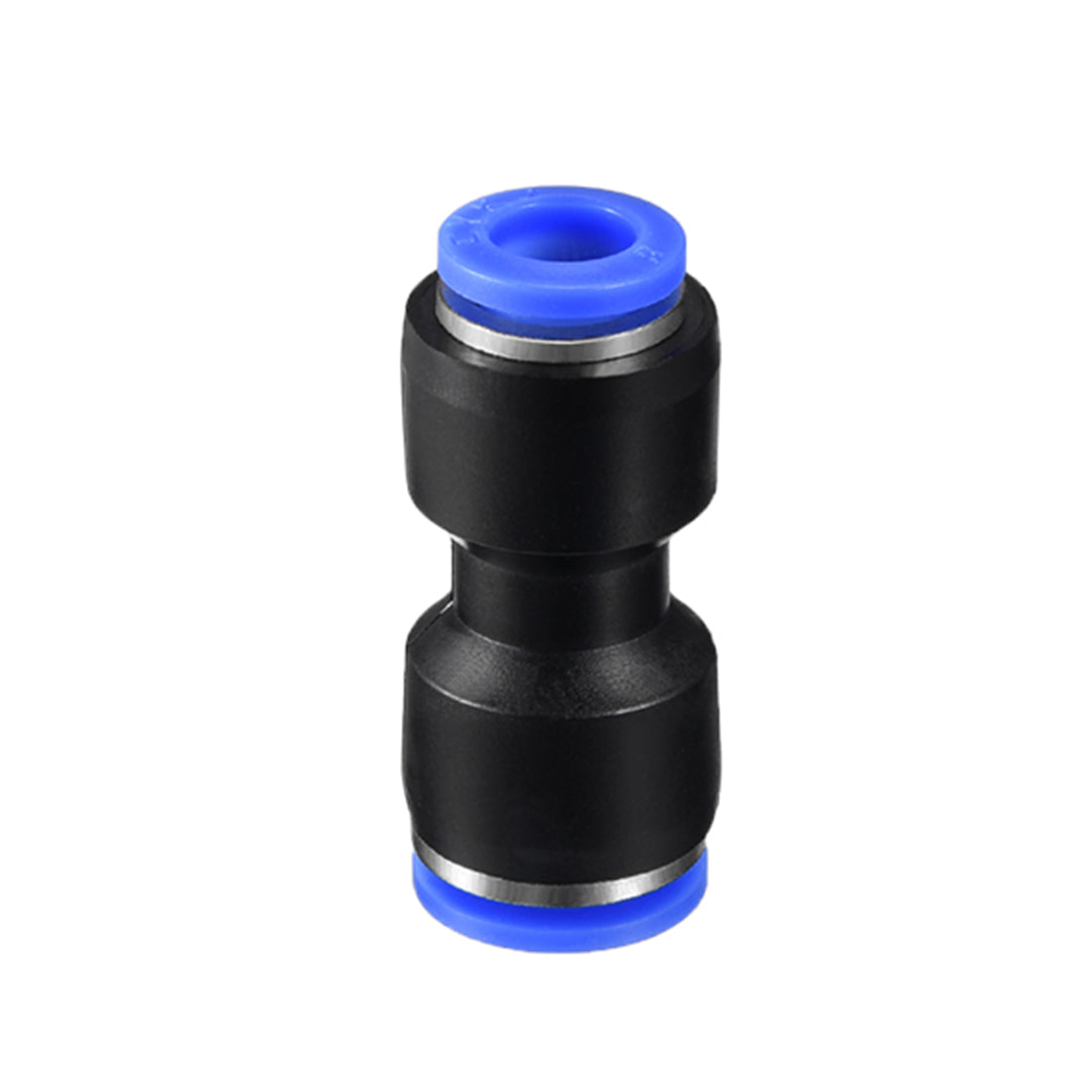 uxcell Uxcell Push to Connect Fittings Tube Connect 5/32" -15/64" Straight OD Push Fit Fittings Tube Fittings Push Lock Blue 10Pcs