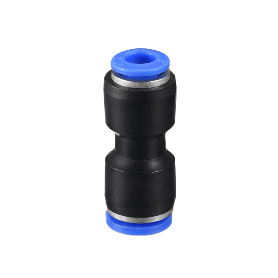 uxcell Uxcell Push to Connect Fittings Tube Connect 5/16" -15/64" Straight OD Push Fit Fittings Tube Fittings Push Lock Blue 2pcs