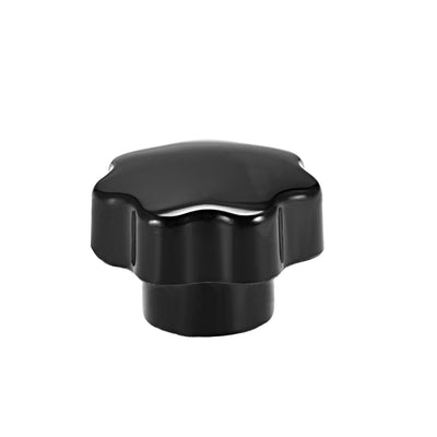 Harfington Uxcell Star Knob Grip Handle M12 Diameter Brass Insert Female Thread Black