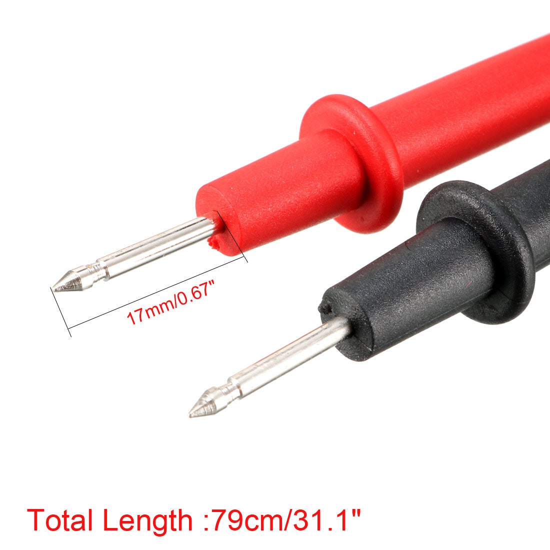 uxcell Uxcell Multimeter Test Leads Banana Plug with Probe﻿ and Alligator Clips, 10A , 12-in-1 Set