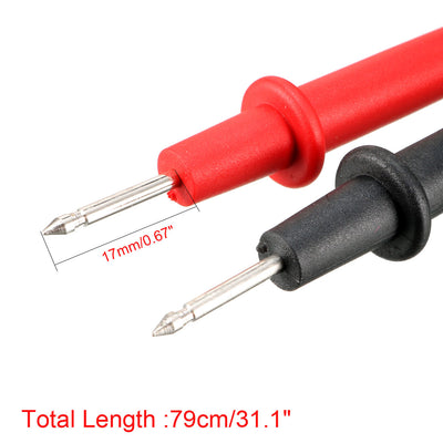 Harfington Uxcell Multimeter Test Leads Banana Plug with Probe﻿ and Alligator Clips, 10A , 12-in-1 Set