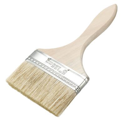 Harfington Uxcell 5" Width Paint Brush Painting Drawing Oil Glues Faux Bristle Pen Paintbrush