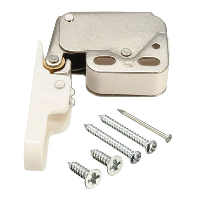 Harfington Uxcell Cabinet Kitchen Spring Press Open Door Catch Brass Tip Touch Push Latch 2pcs