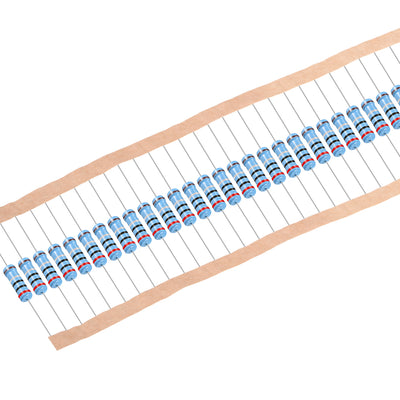 uxcell Uxcell 30pcs Metal Film Resistors 2 Ohm 2W 1%Tolerances 5 Color Bands