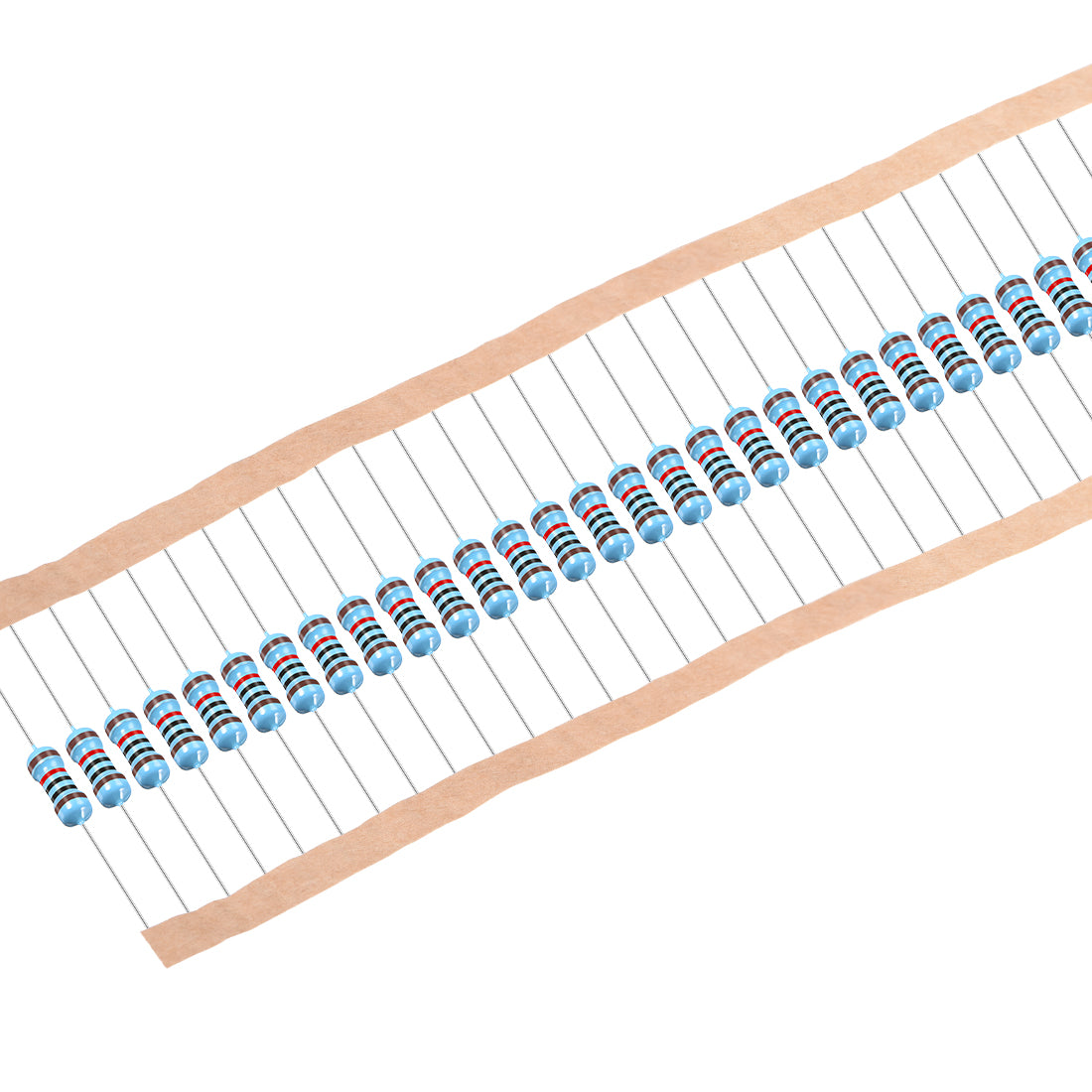 uxcell Uxcell 1/2W 10K Ohm Metal Film Resistors 0.5W 1% Tolerances 5 Color Bands  50Pcs