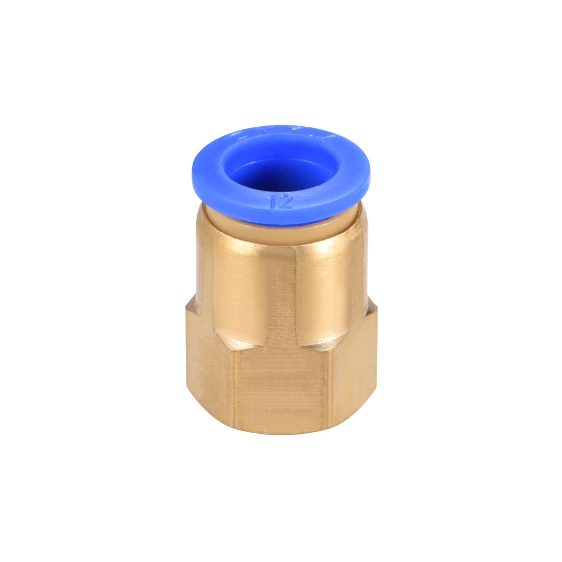 uxcell Uxcell Push to Connect Tube Fitting Adapter 12mm OD x G1/4" Female