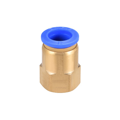 Harfington Uxcell Push to Connect Tube Fitting Adapter 12mm OD x G1/4" Female