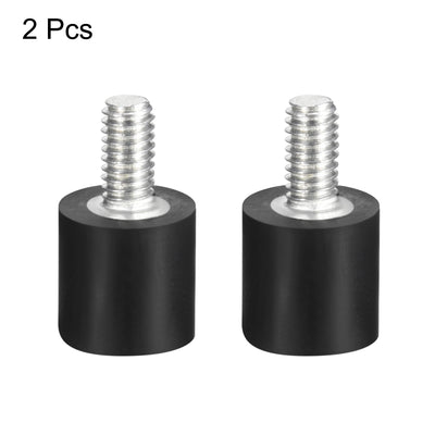 Harfington Uxcell Thread Male Female Rubber Mounts,Vibration Isolators 2pcs