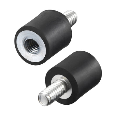 Harfington Uxcell Thread Male Female Rubber Mounts,Vibration Isolators 4pcs