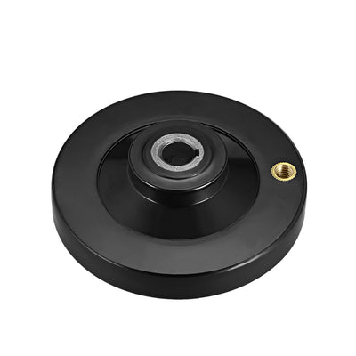 Harfington Uxcell Hand Wheel 80mm Diameter 10mm Hole Diameter for Milling Machine