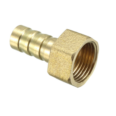 Harfington Uxcell Brass Barb Hose Fitting Connector Adapter 10mm Barbed x 3/8 PT Female Pipe