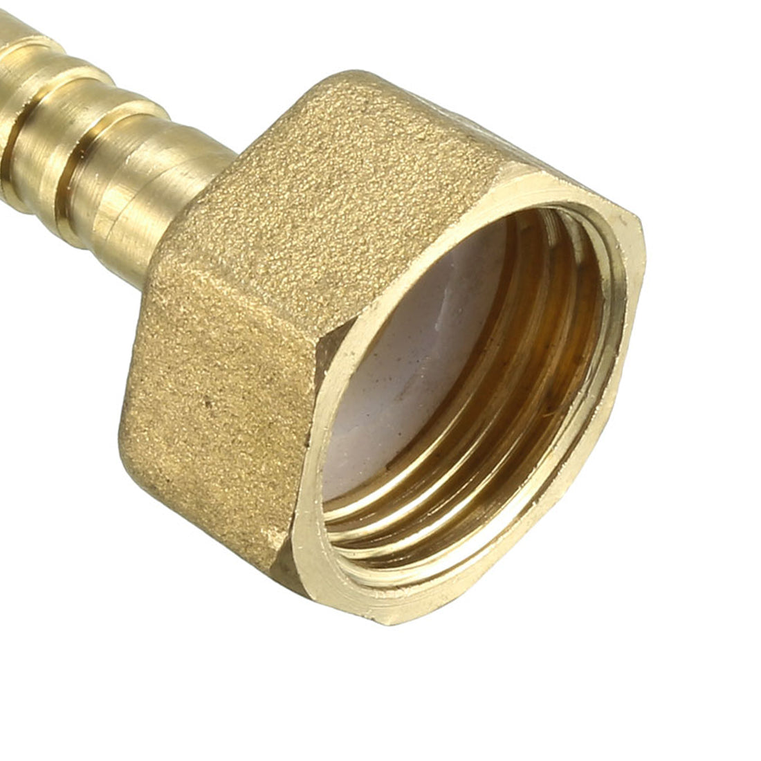 uxcell Uxcell Brass Barb Hose Fitting Connector Adapter 8mm Barbed x 1/2 PT Female Pipe