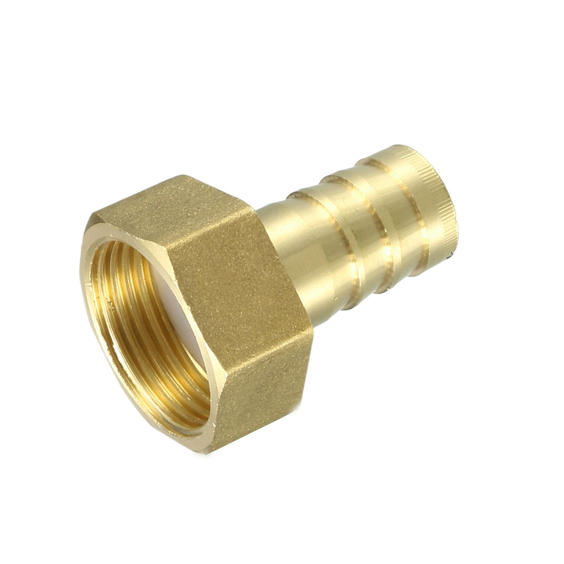 uxcell Uxcell Brass Barb Hose Fitting Connector Adapter 16mm Barbed x 3/4 PT Female Pipe 2pcs