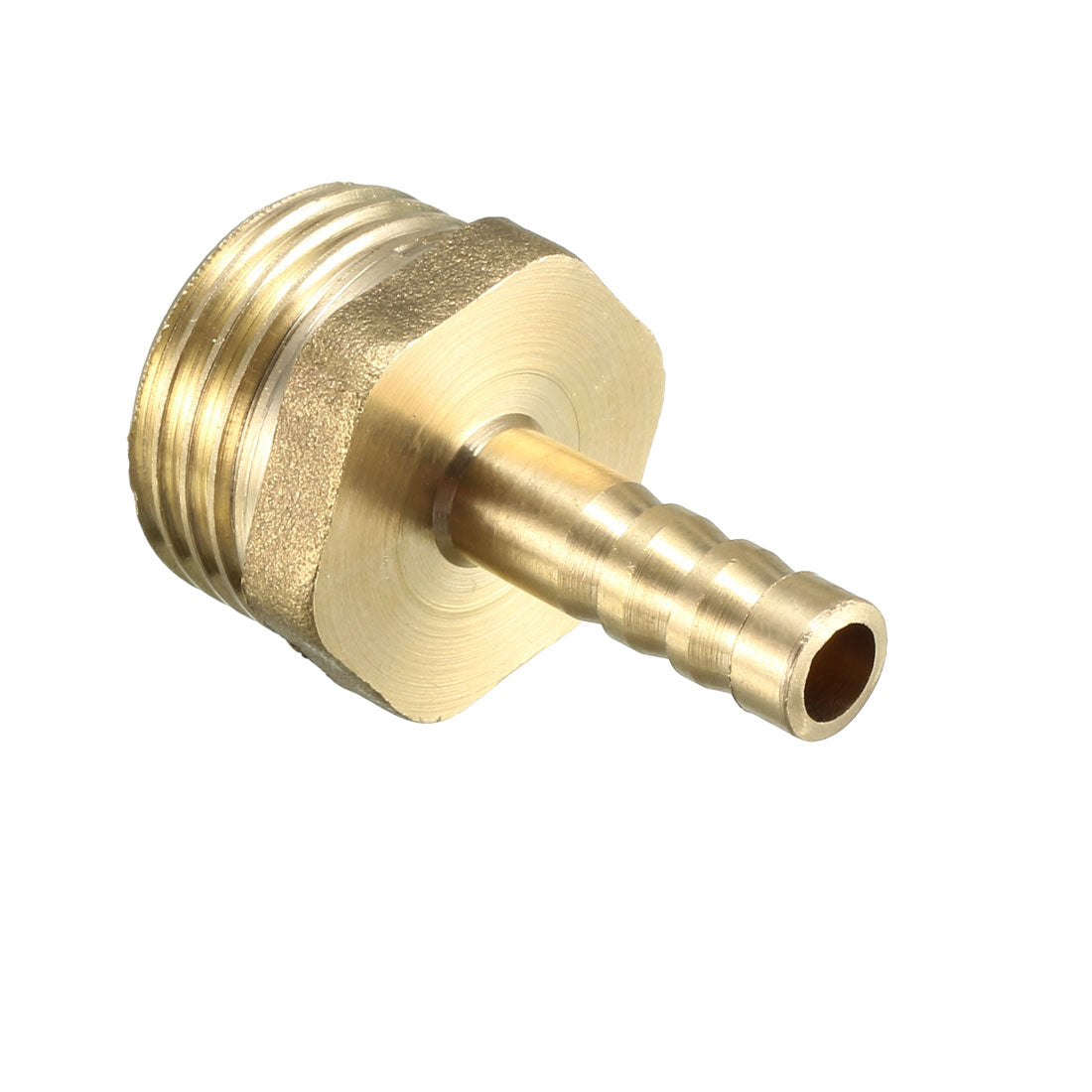 uxcell Uxcell Brass Barb Hose Fitting Connector Adapter 6mm Barbed x 1/2 PT Male Pipe