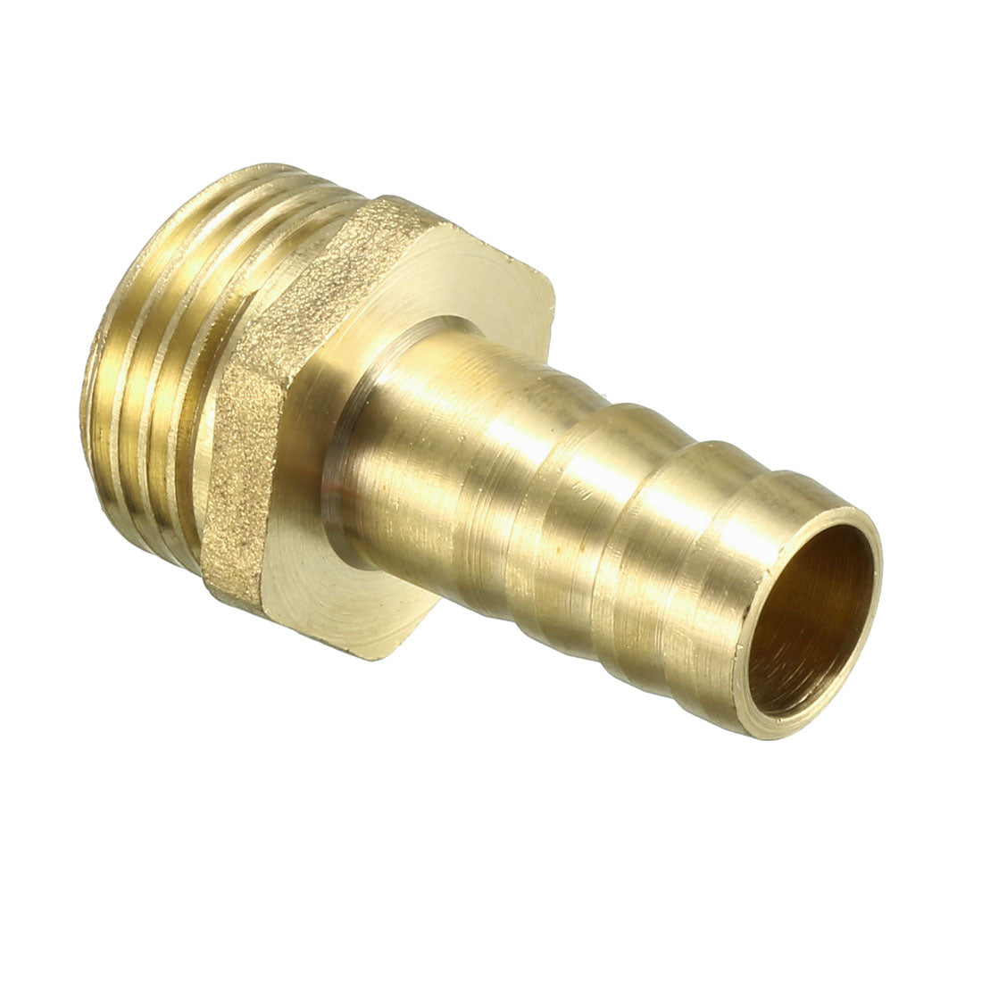 uxcell Uxcell Brass Barb Hose Fitting Connector Adapter 12mm Barbed x G1/2 Male Pipe