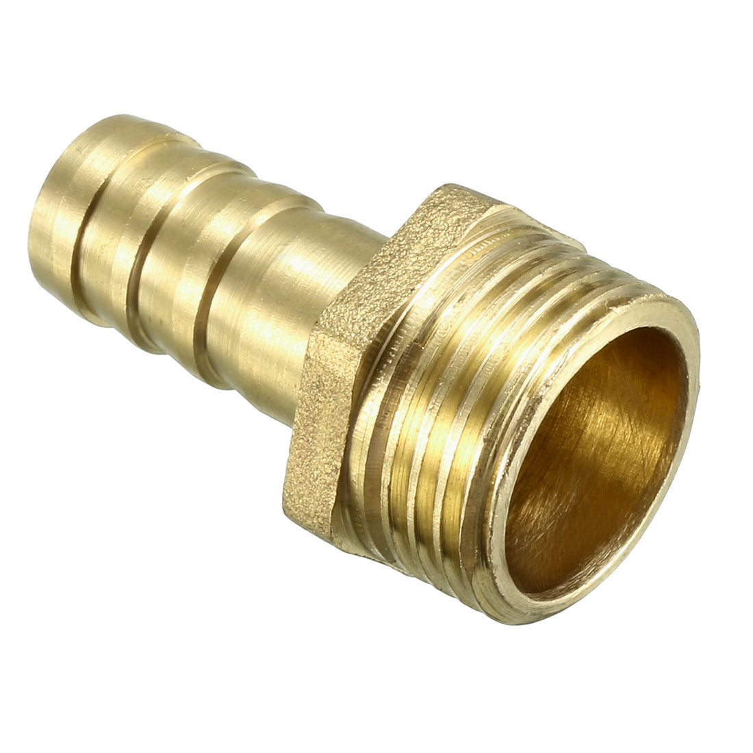 uxcell Uxcell Brass Barb Hose Fitting Connector Adapter 12mm Barbed x G1/2 Male Pipe