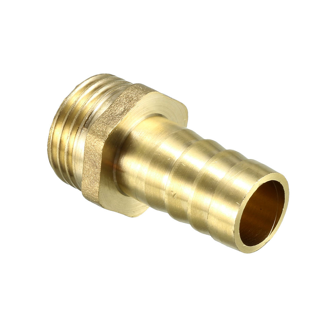 uxcell Uxcell Brass Barb Hose Fitting Connector Adapter 14mm Barbed x 1/2 PT Male Pipe