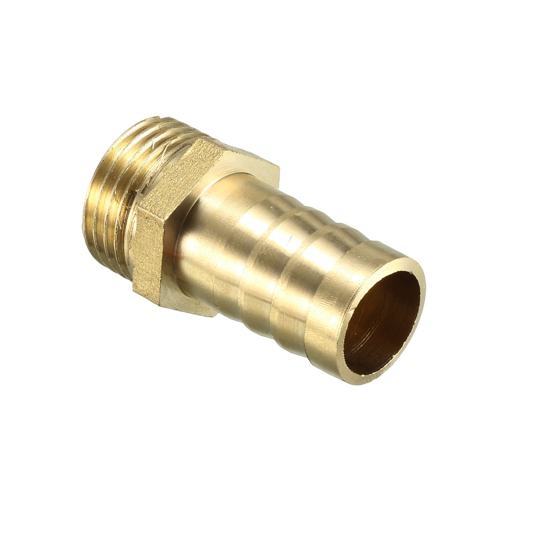 uxcell Uxcell Brass Barb Hose Fitting Connector Adapter 16mm Barbed x 1/2 BSP Male Pipe