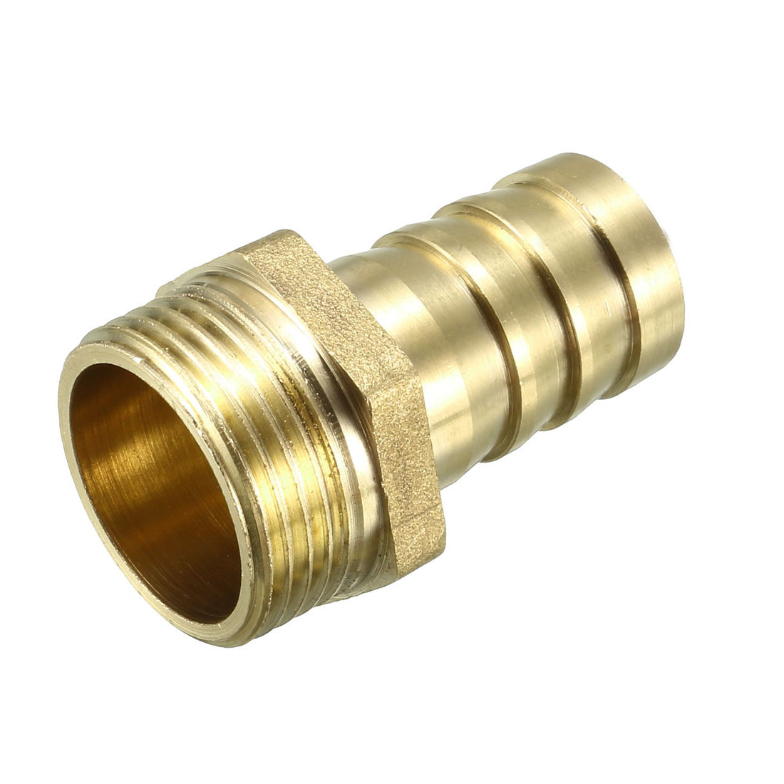 uxcell Uxcell Brass Barb Hose Fitting, Connector Adapter 19mm Barbed x G3/4 Male Pipe