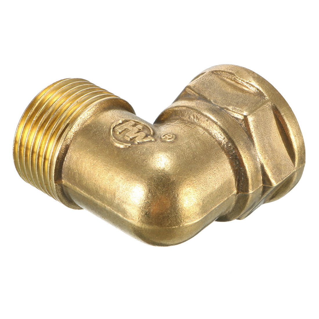 uxcell Uxcell Brass Elbow Pipe Fitting 90 Degree 1 BSP Male x 1 BSP Female Coupler