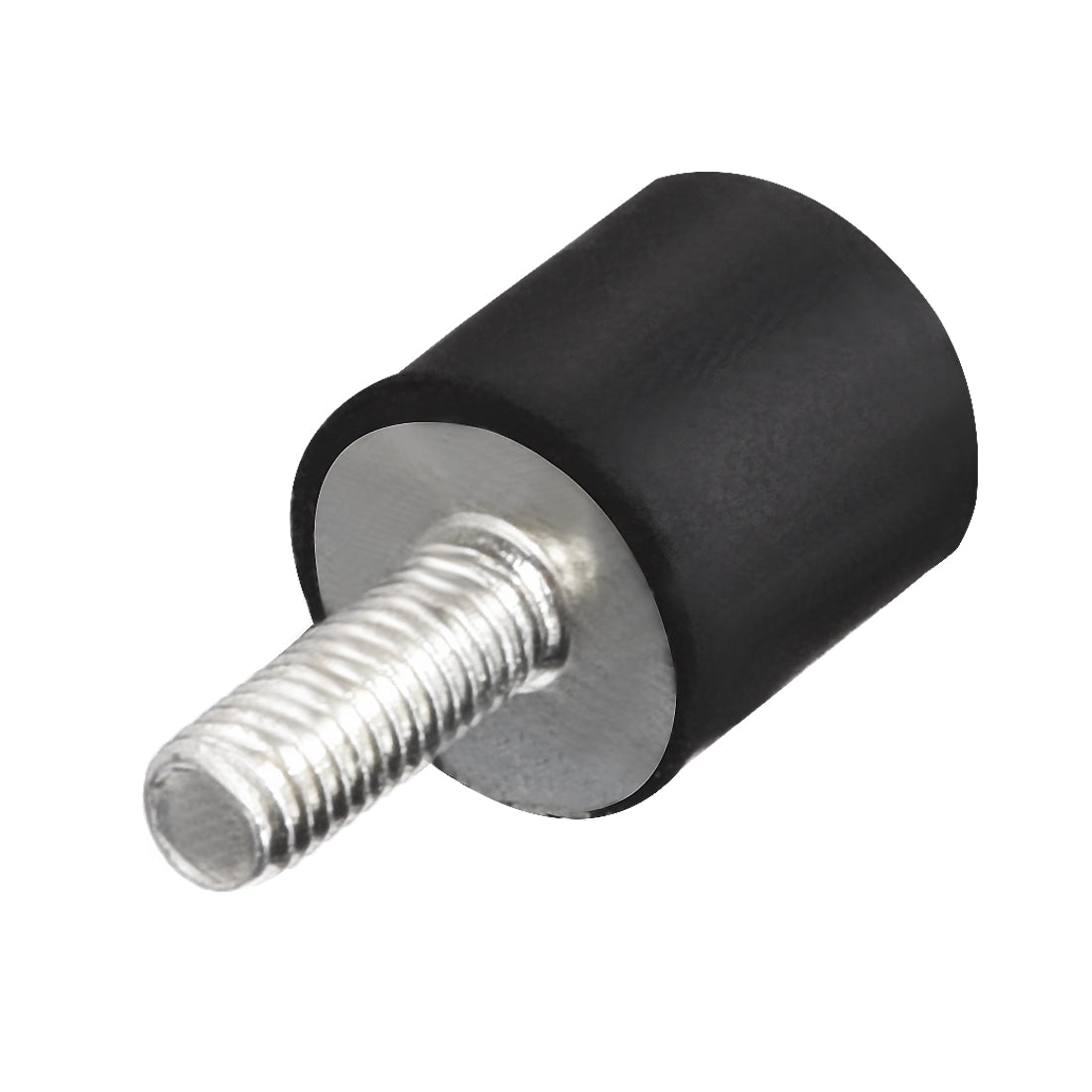 uxcell Uxcell 8Stk.M3*8 Stecker Buchse Gummihalterungen Schwingungsisolatoren Stoßdämpfer 8 mm x  8mm Schwarz