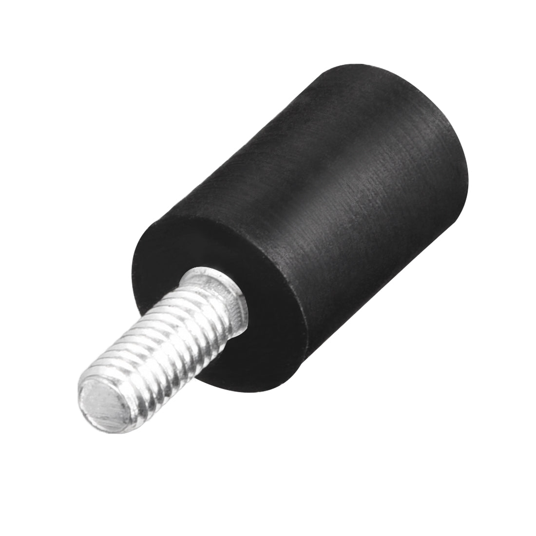 uxcell Uxcell M4 Thread Male Female Rubber Mounts,Vibration Isolators,10mm x 15mm Black 2pcs