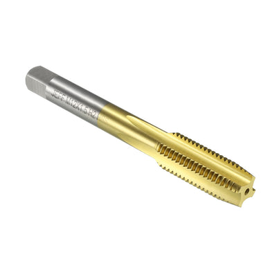 Harfington Uxcell Metric Tap M12 x 1.5 H2 Right Hand Thread Plug Ti-coated for Threading Tapping