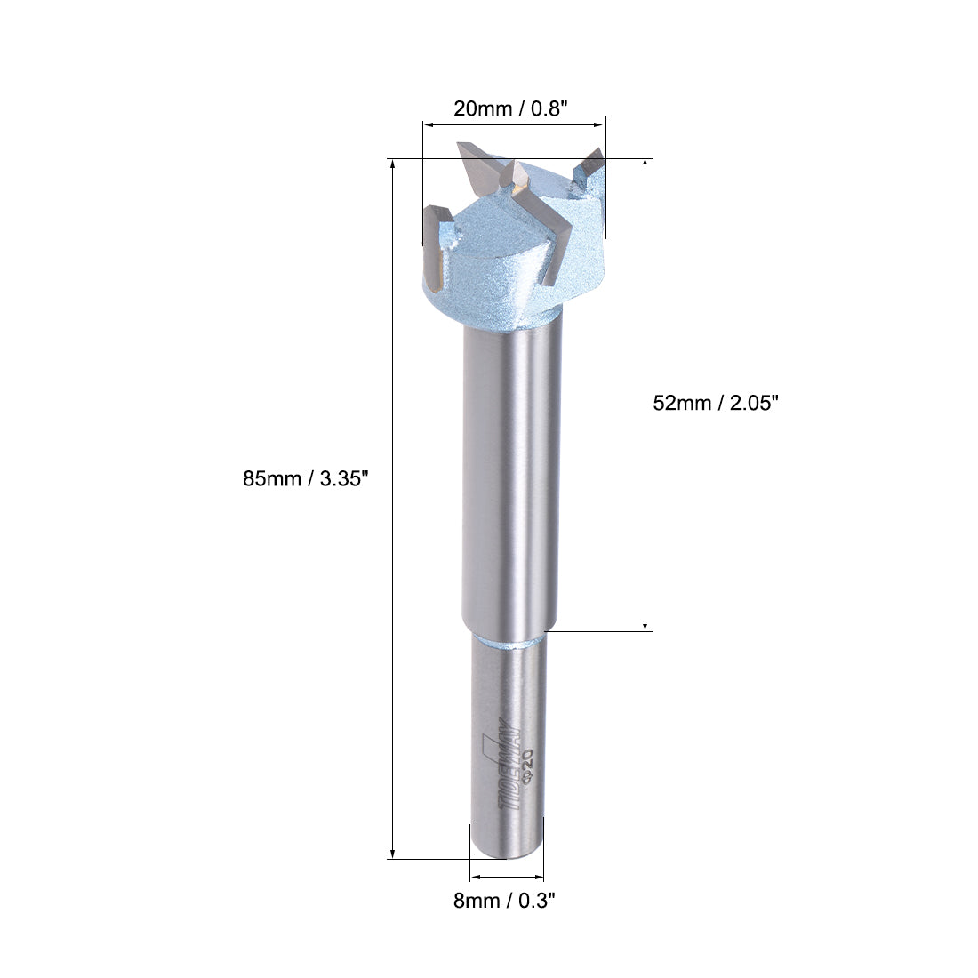 uxcell Uxcell Hinge Boring Forstner Drill Bit with 10mm Round Shank