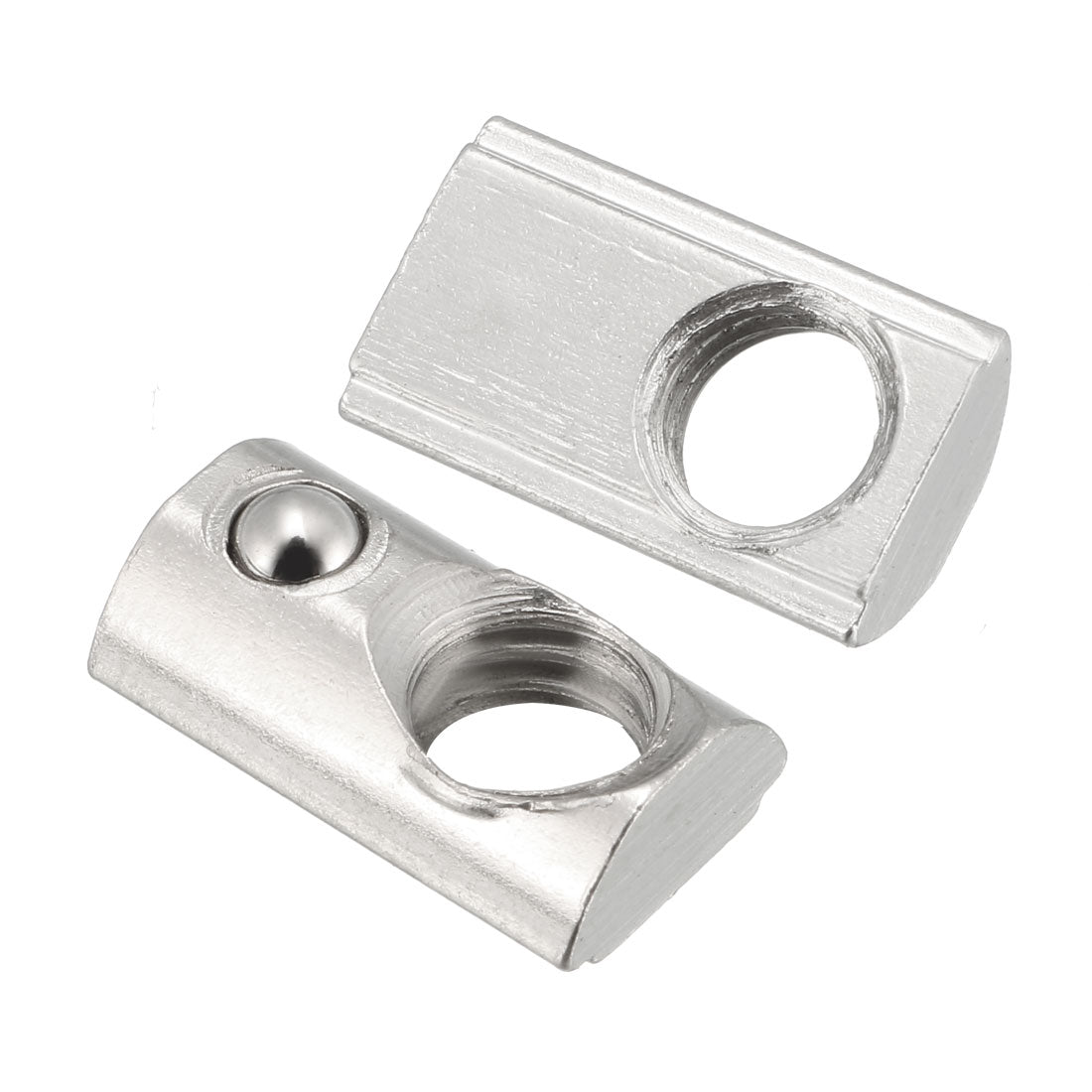 uxcell Uxcell Roll-In Spring M6 T Nut 2020 Series Aluminum Extrusion, for 6mm T Slot 12 Pcs