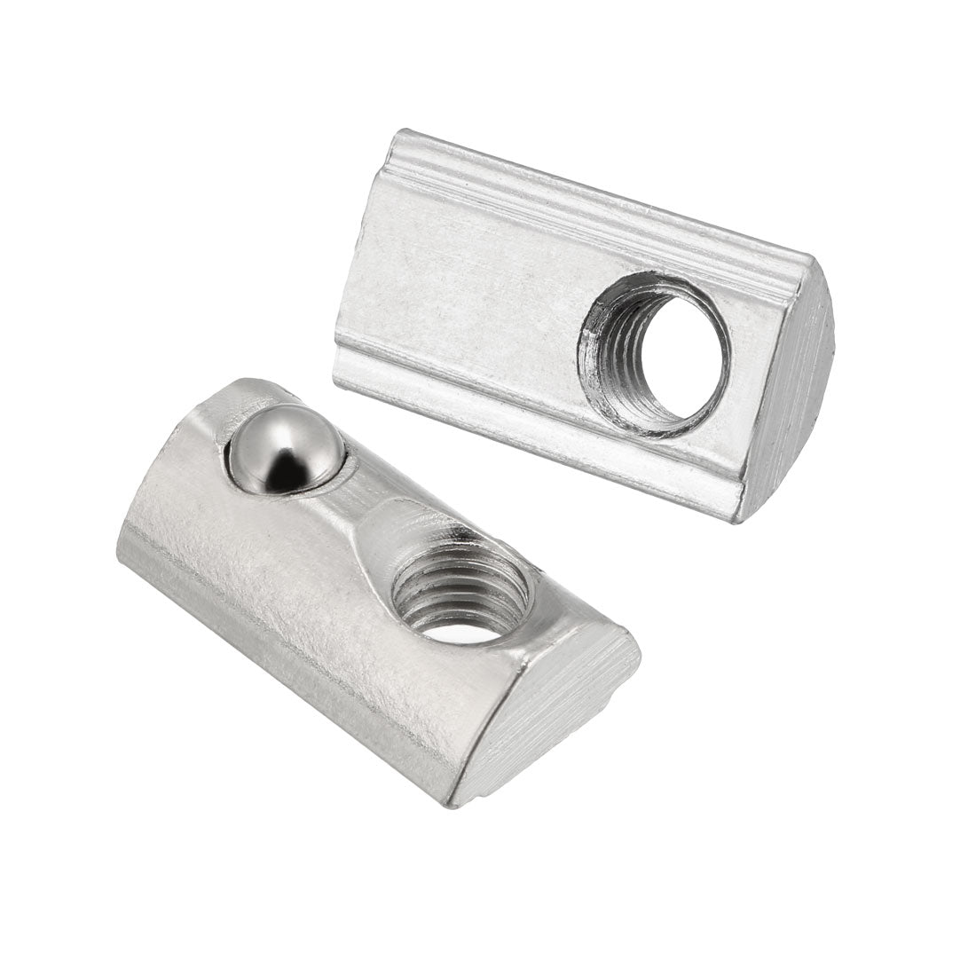 uxcell Uxcell Roll-In Spring M6 T Nut 3030 Series Aluminum Extrusion, for 7.5mm T Slot 12 Pcs