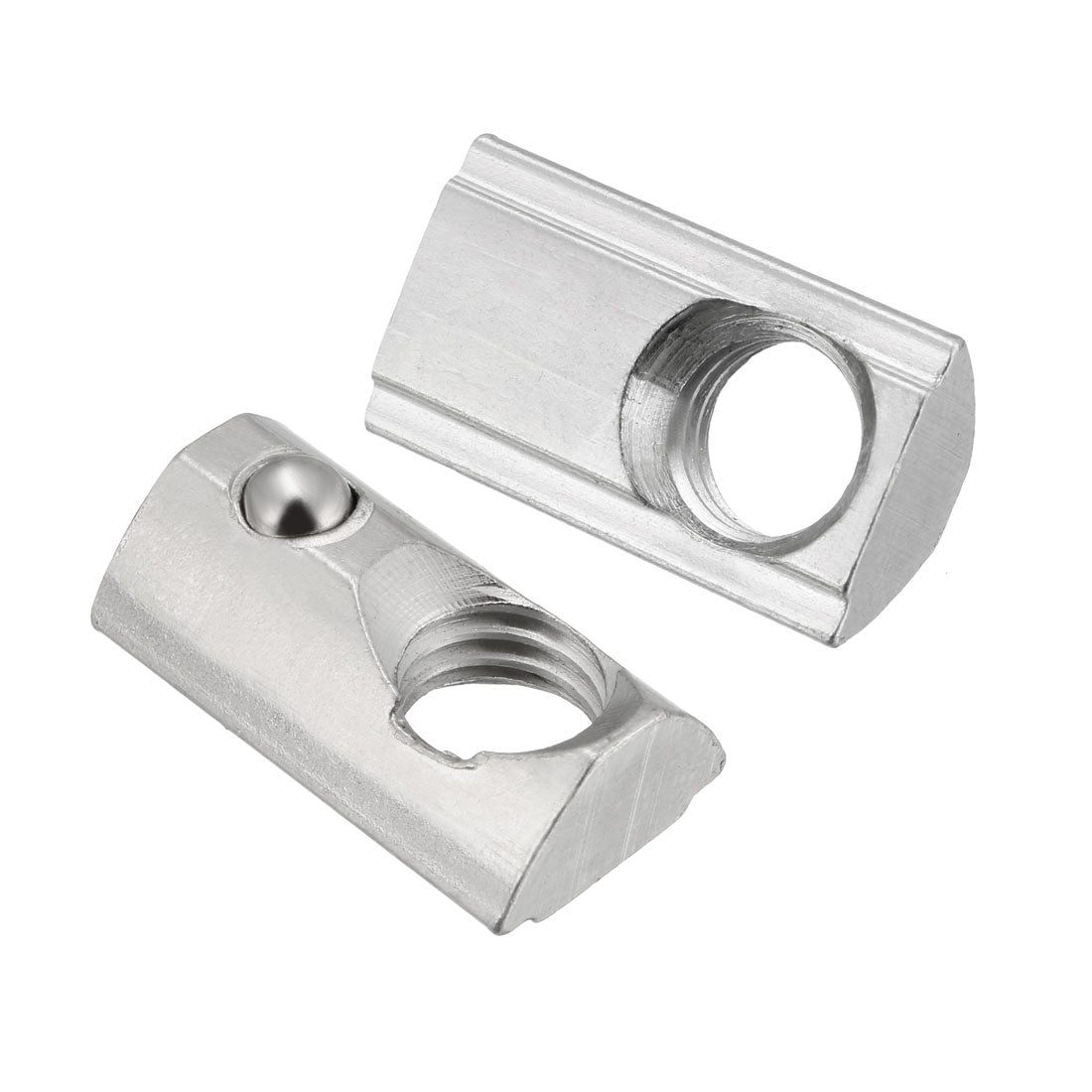 uxcell Uxcell Roll-In Spring M8 T Nut 3030 Series Aluminum Extrusion, for 7.5mm T Slot 12 Pcs