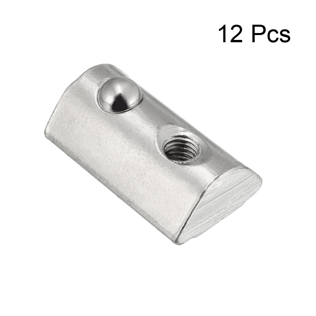 uxcell Uxcell Roll-In Spring M4 T Nut 4040 Series Aluminum Extrusion, for 8mm T Slot 12 Pcs