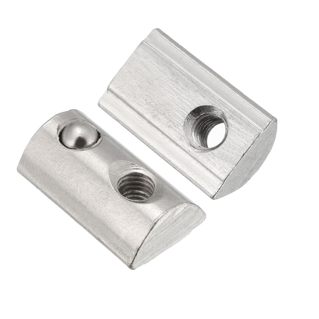 uxcell Uxcell Roll-In Spring M5 T Nut 4040 Series Aluminum Extrusion, for 8mm T Slot 4 Pcs