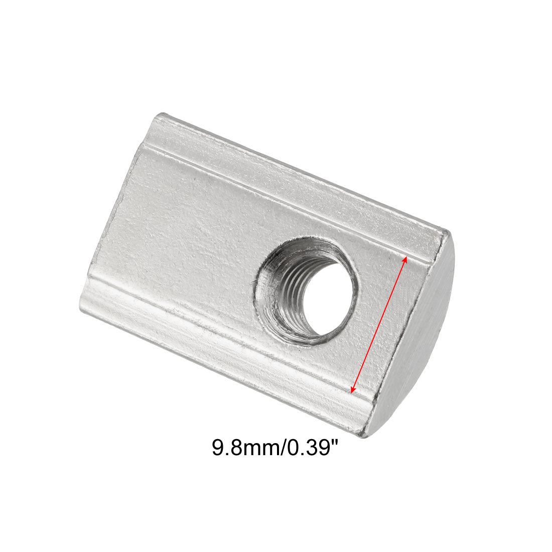 uxcell Uxcell Roll-In Spring M6 T Nut 4545 Series Aluminum Extrusion, for 9.8mm T Slot 12 Pcs