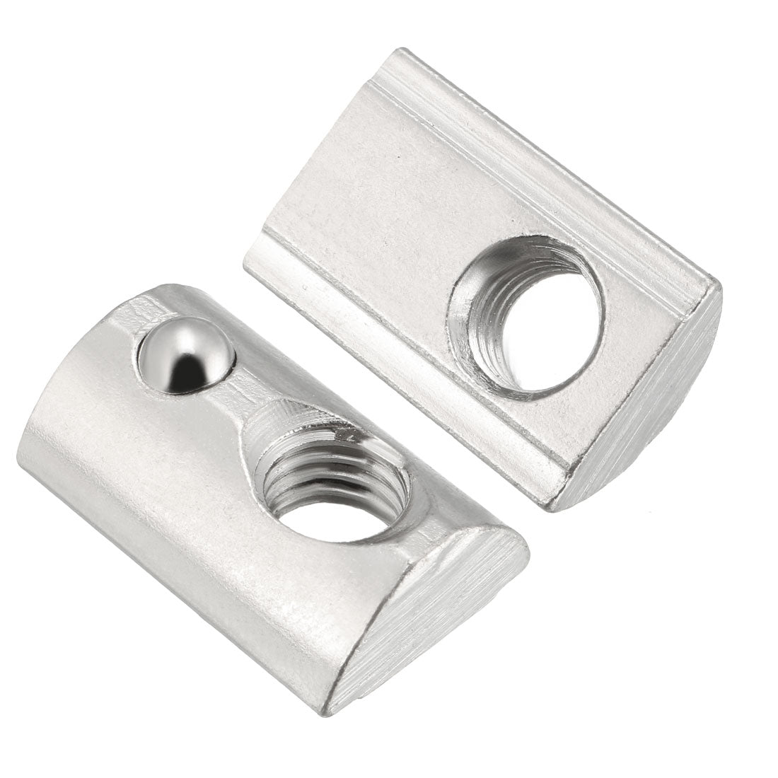 uxcell Uxcell Roll-In Spring M8 T Nut 4545 Series Aluminum Extrusion, for 9.8mm T Slot 12 Pcs