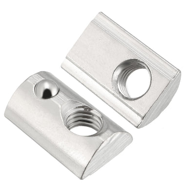 Harfington Uxcell Roll-In Spring M8 T Nut 4545 Series Aluminum Extrusion, for 9.8mm T Slot 12 Pcs