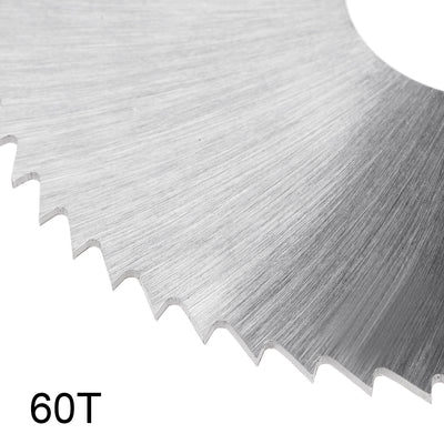 Harfington Uxcell HSS Saw Blade, 80mm 60 Tooth Circular Cutting Wheel 1.2mm Thick w 22mm Arbor