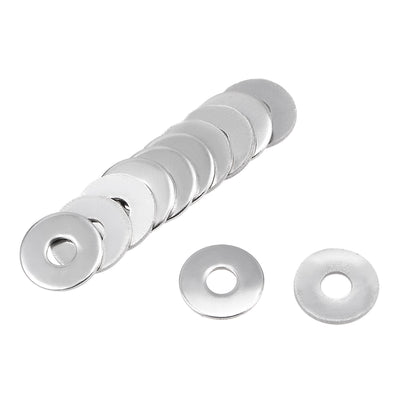 Harfington Uxcell 150 Pcs 12mm x 4mm x 1mm 304 Stainless Steel Flat Washer for Screw Bolt