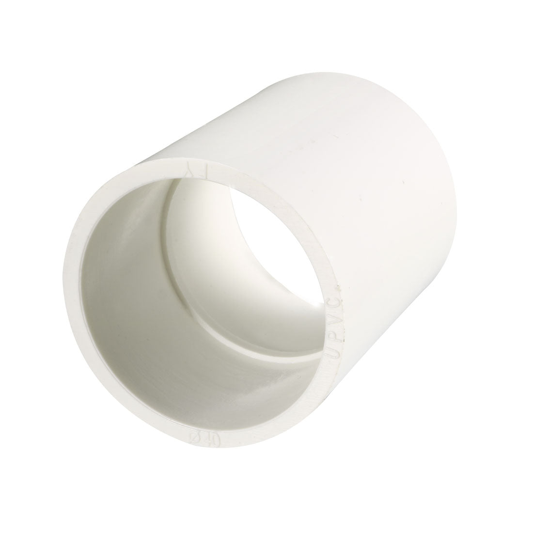 uxcell Uxcell 40mm Straight Metric PVC Pipe Fitting Coupling Adapter Connector 1 Pcs