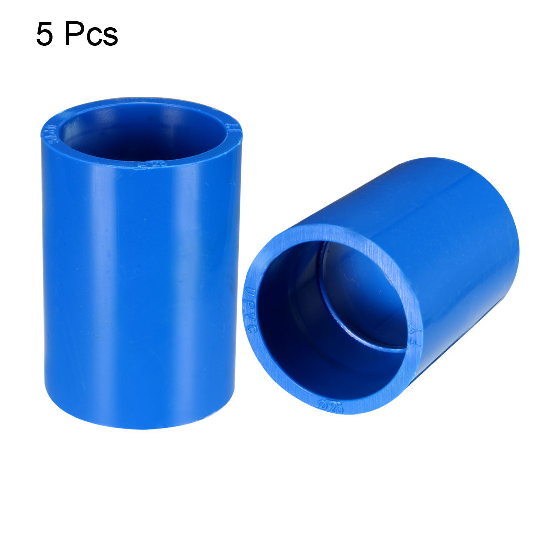 uxcell Uxcell 5 Stk.Direkt PVC Rohr Montage Taschenrechner Adapter Verbinder Blau 25mm de