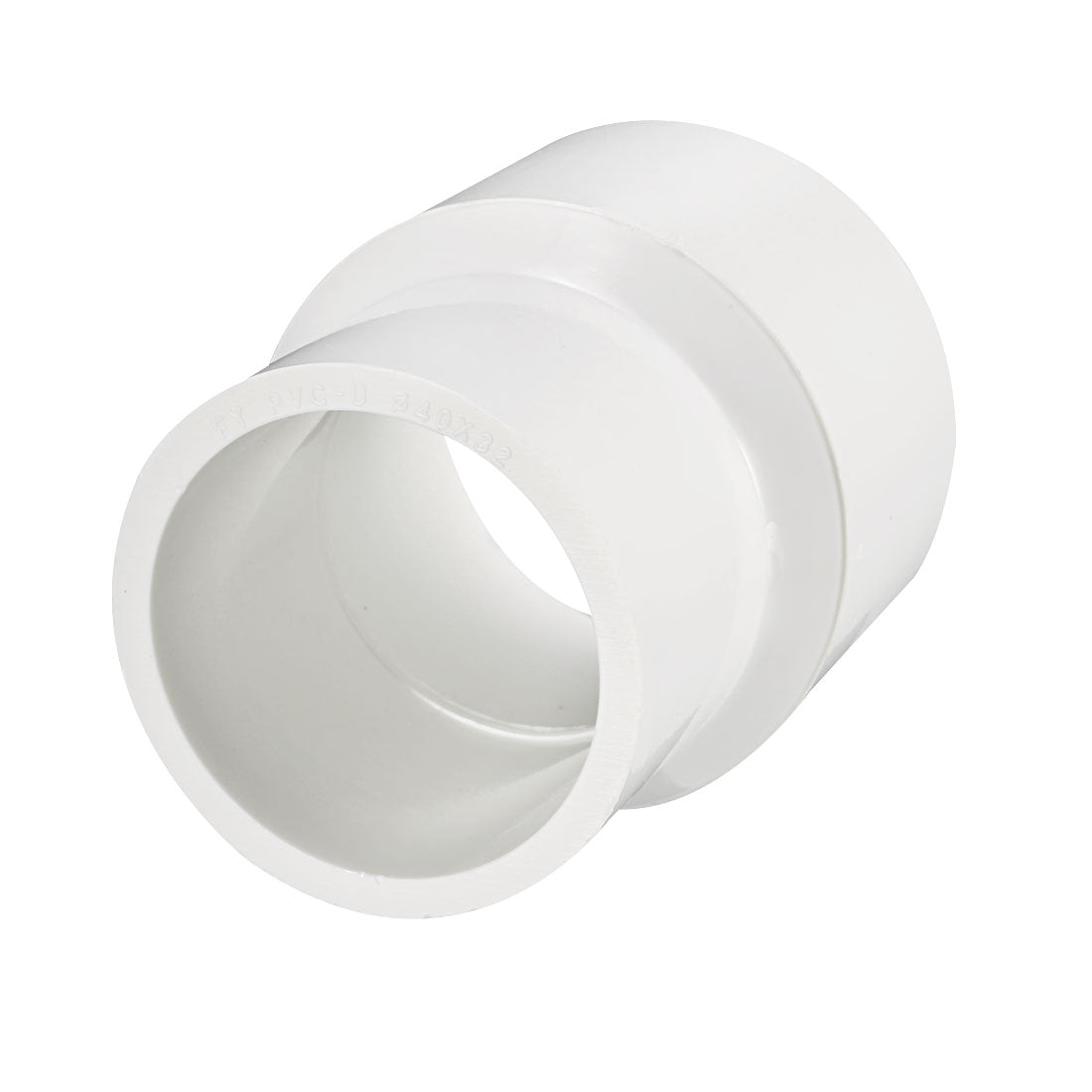 uxcell Uxcell 40x 32mm Metric PVC Reducing Coupling Hub by Hub Pipe Fitting Adapter Connector 2pcs