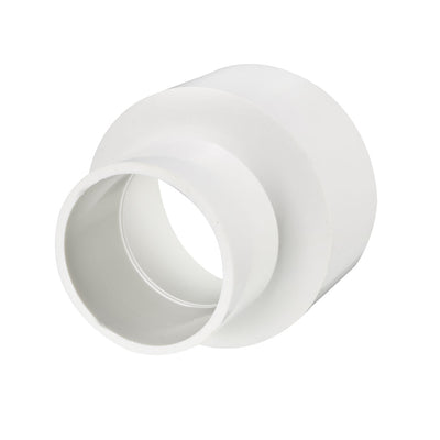 Harfington Uxcell 75mm x 50mm Metric PVC Reducing Coupling Hub by Hub Pipe Fitting Adapter Connector